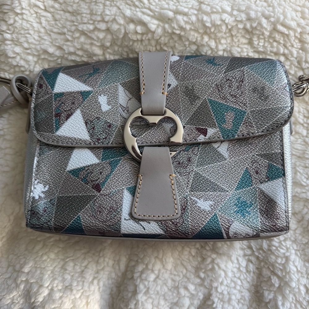 Disney Dooney and Bourke Silver 100th Shoulder Bag